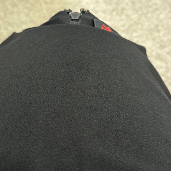 ALICE + OLIVIA AIR Ruched Half Sleeve Little Black Dress - Picture 9 of 9